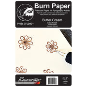 Pyro Studio Butter Cream Premium Burn Paper - 4"x6",  9 Sheets