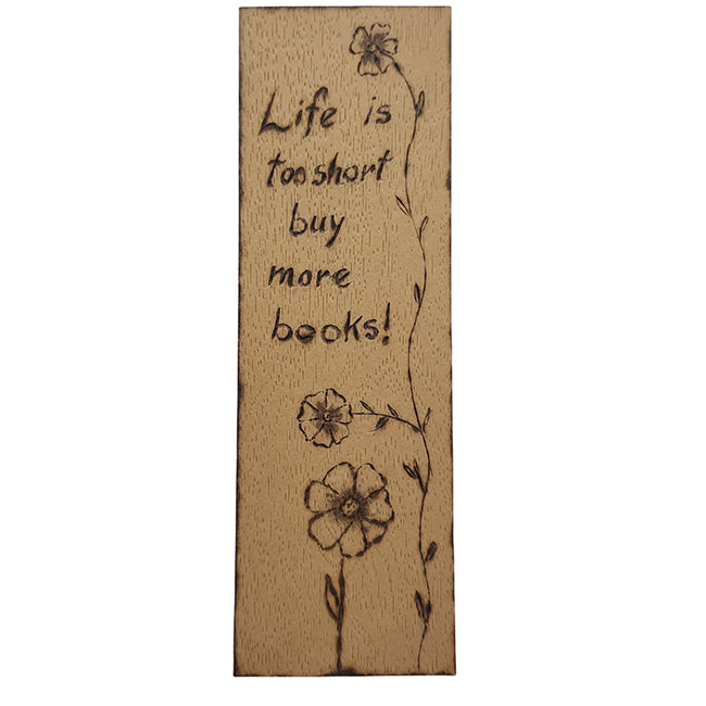 Pyro Studio Book Marks - Sienna Wood Premium Burn Paper