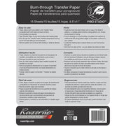 Pyro Studio Wood Burn-through Transfer Paper