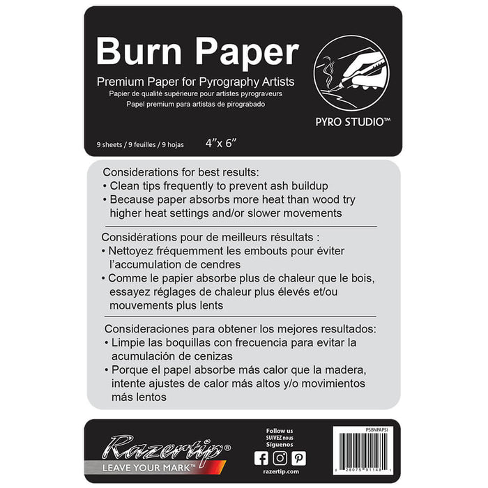 Pyro Studio Sienna Wood Premium Burn Paper