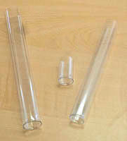 Clear Tube, 7/8" x 7"